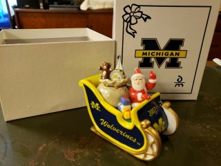 Danbury Christmas Ornament - University Of Michigan Wolverines