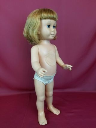 Vintage Mattel 1960 Chatty Cathy Doll Blonde Hair Blue Eyes 19 inches 3