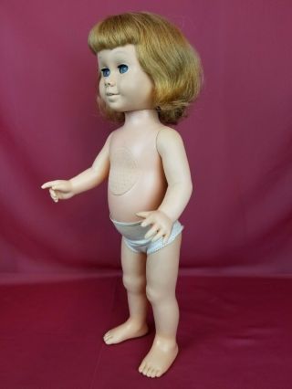 Vintage Mattel 1960 Chatty Cathy Doll Blonde Hair Blue Eyes 19 inches 4