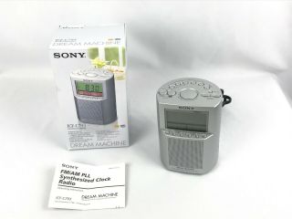Sony Icf - C793 Dream Machine Am/fm Alarm Clock Radio Dual Alarm