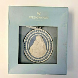 Wedgewood Christmas Ornament Madonna And Child