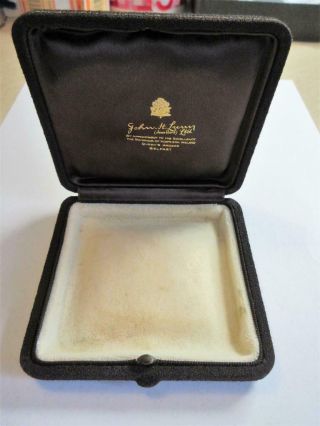 Antique Empty Velvet Jewellery Box For A Brooch - John Lumm,  Belfast