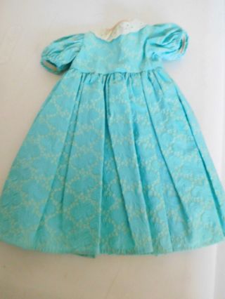 Vintage Fashion Doll Turquoise Robe Dress for 18 