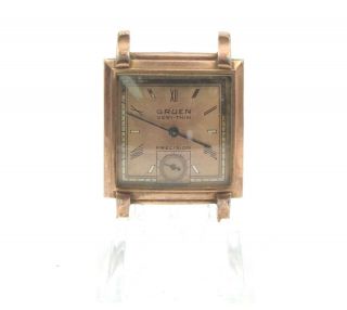 Vintage Gruen Veri - Thin Precision Hand Wind Mechanical Wrist Watch Head 5606 - 5