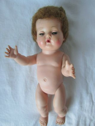 VINTAGE AMERICAN CHARACTER TINY TEARS DOLL - 12 