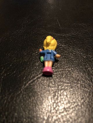 Vintage Polly Pocket With Blonde Hair And A Carrot 3