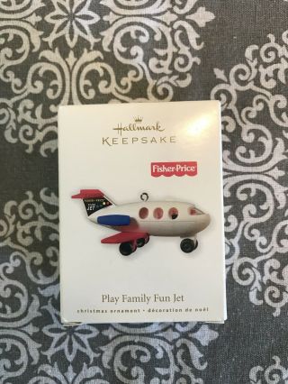 Hallmark Keepsake Fisher Price Family Fun Jet Ornament