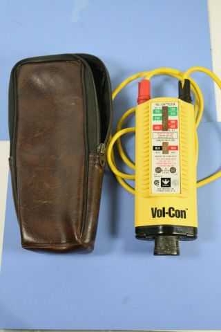 Ideal 61 - 076 Vol - Con Solenoid Voltage Tester With Case