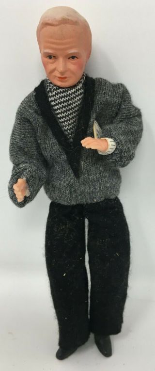 Vintage Miniature Dollhouse Doll Germany Shackman Man Dad With Tag