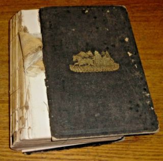 Rough Antique 1872 Book - Roughing It By Mark Twain