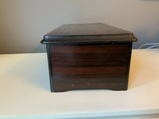 19th Century Victorian Mermod Freres Swiss Cylinder Wood Music Box 6 Songs WOW 6
