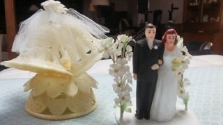 Vintage Wedding Cake Toppers and Figures - 1950 ' s 2