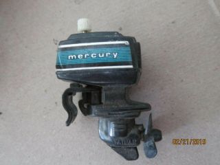 Mercury Boat Motor Prop Spins Salemans Sample Or Dollhouse Toys Vintage Mini