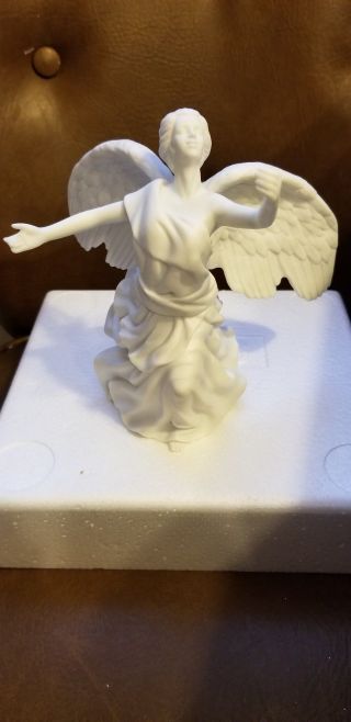 Department 56 Winter Silhouette " Open Arms Angel " Ornament 78586