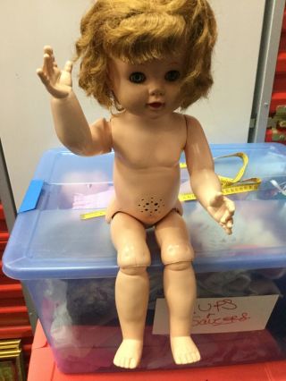 Vintage Saucy Walker Doll Crybaby Doll 1950’s - 23 "