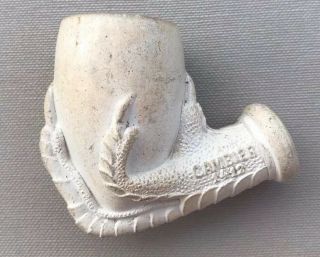 Antique Clay Pipe With Eagles Claw,  Complete,  Made By Cambier,  Paris