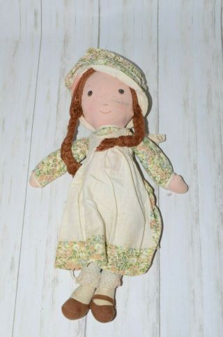 Holly Hobbie Knickerbocker Rag Doll Vintage
