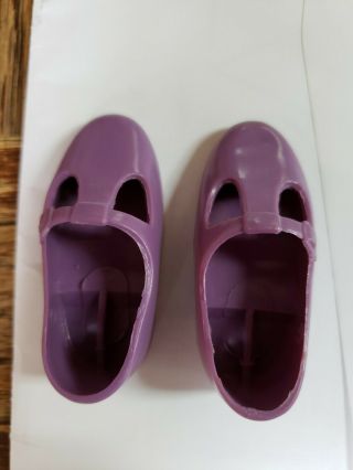 Ideal Vintage Ideal Crissy Velvet Mia Doll Shoes Purple