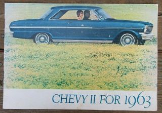 1962 Chevy Ii Chevrolet Showroom 16 Page Sales Brochure Booklet Look And Dream