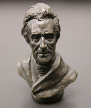 Presidential Bronze Bust Andrew Jackson 1829 - 1837 Franklin 1977