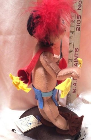 AnnaLee Mobility Doll Vintage Thanksgiving Native American Indian Boy Large 3