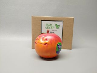 Enesco Home Grown Figurine W/ Box Produce Pals Just Peachy Peach