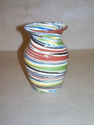 Desert Sands Pottery Vase Hand Turned Studio Art Pottery Fluted Top Vase 6 Color