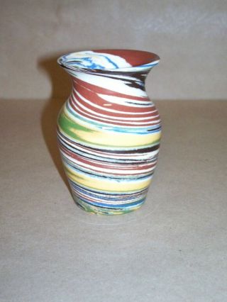 Desert Sands Pottery Vase Hand Turned Studio Art Pottery Fluted Top Vase 6 Color 2