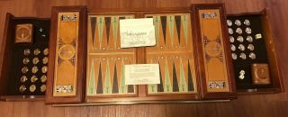 Franklin Excalibur Backgammon Set