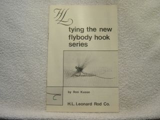 H L Leonard Rod Co Fishing Tackle Fly Tying Undated Brochure