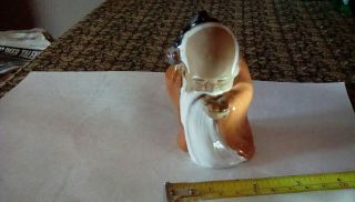 Hand Painted Chinese Shiwan Mudman Figurine 3.  5 " Tall.