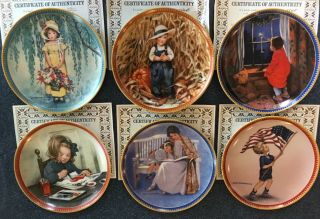 Knowles Jessie Willcox Smith Childhood Holiday Memories Collector Plates Set