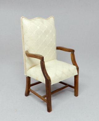 Vintage Handcraft Designs Martha Washington Chair Dollhouse Miniature 1:12