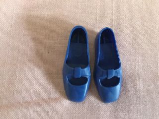 Vintage Ideal Navy Blue Bow Tie Shoes For Crissy,  Kerry,  Tressy