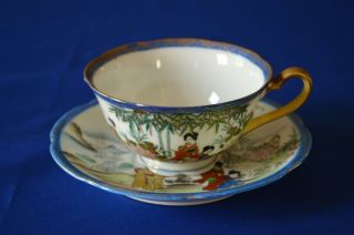 Niko Hand Painted Tea Cup & Saucer Occupied Japan
