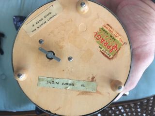 small Jewelry &/music box Vintage great treasure box - Powder Puff 3