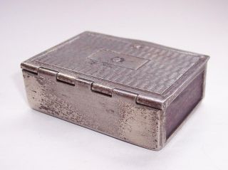Antique/Vintage Metal VESTA MATCH HOLDER STRIKER - Desktop 4