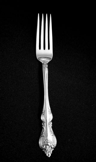 Vintage Dinner Fork International Deep Silver " Orleans " Silverplate
