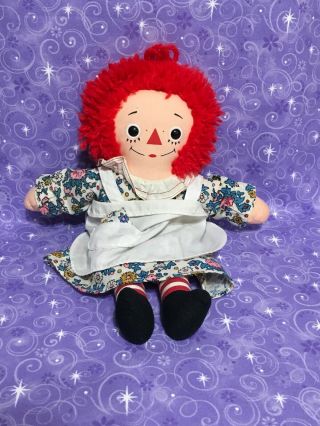Knickerbocker 1979 Raggedy Ann 12 " Doll By Johnny Gruelle Vintage Toy Nib