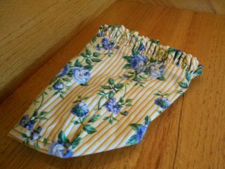 Longaberger Small Spoon Basket Rose Trellis Fabric Liner