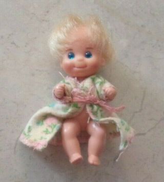 Vintage Mattel Sunshine Family Baby Sweets Doll 1973 Blonde Made In Taiwan