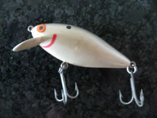 Vintage Texas Bomber Speed Shad - Grey & White 1 - 3 Inch