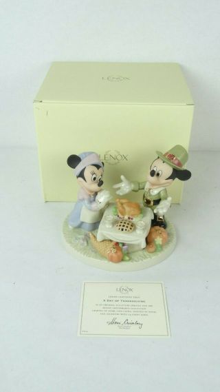 Lenox 791027 American By Design Disney Mickey Mouse A Day Of Thanksgiving