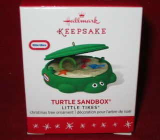 2016 Hallmark Miniature Ornament Little Tikes Turtle Sandbox