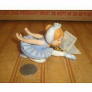 Holly Hobbie Vintage Miniature Figurine " Swan Lake " American Greetings Porcelain
