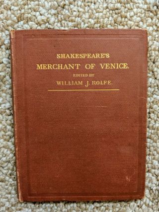 Antique 1890 Shakespeare 