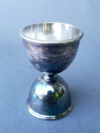 Antique Silver Plate Egg Cup