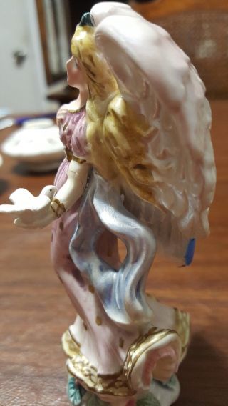 Fitz And Floyd Classics Peaceable Kingdom Angel With A Bunny Decorative Figurine 2