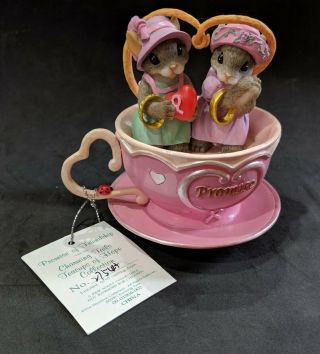 Charming Tails - Promise Of Friendship - Teacups Of Hope Cancer Awareness