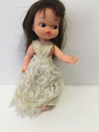 Vintage 5 Inch Rubber Doll Made In Hong Kong
